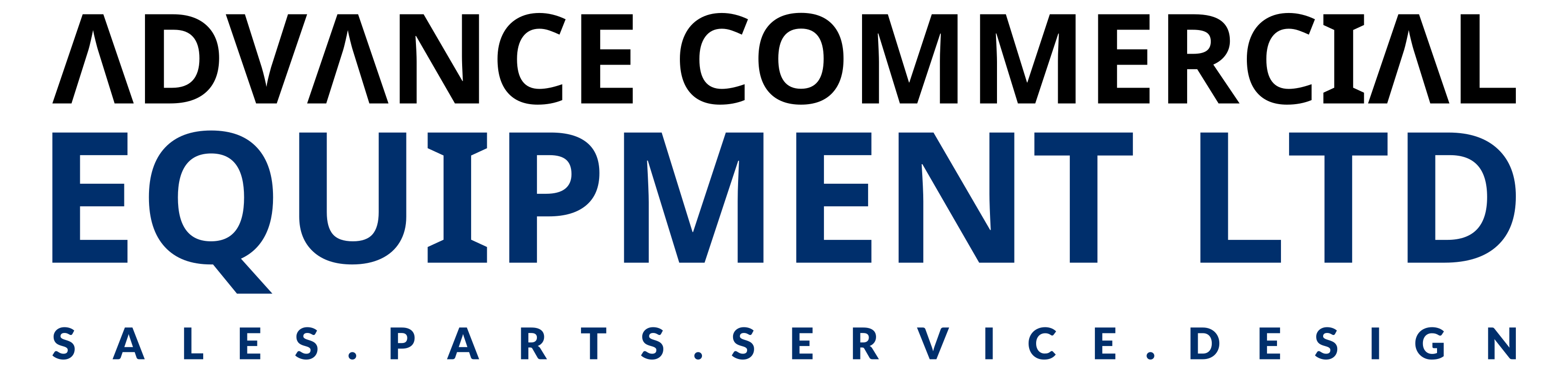 Advance Commercial Text Logo